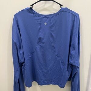 lululemon athletica Blue Long Sleeve Top